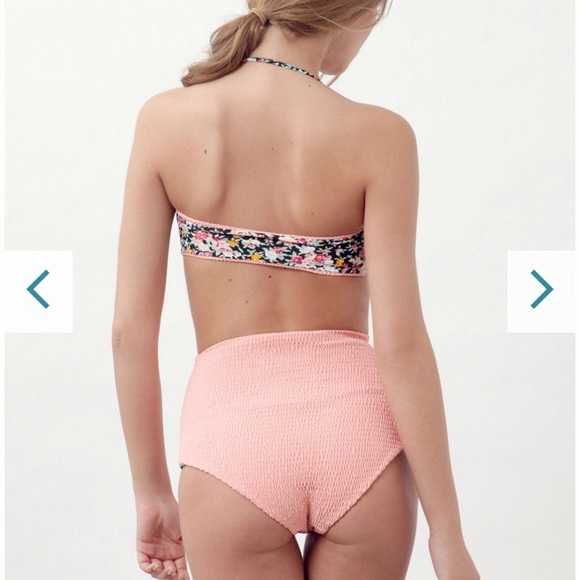 Tori Praver Textured  Pink and Floral Bikini Set - Picture 8 of 8